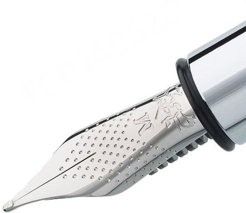 FABER-CASTELL Ambition OpArt White Sand Precious Resin Fountain Pen â Medium Nib Fountain Pen (Ink Color - Black) - Image 3