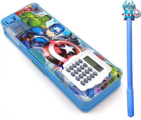 TECHNOCHITRA Pencil box with Integrated Sharpener