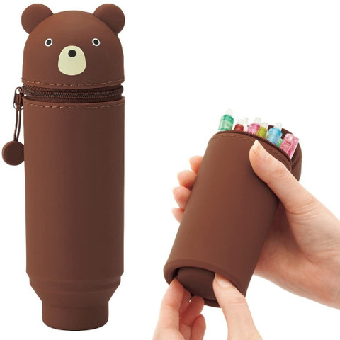 KIDWILL Stand Up Animal Pen-Pencil Case Silicone