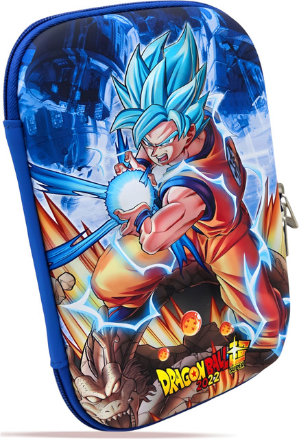 poksi 2022 Dragon Ball Anime Pencil Pouch Super Saiyan Goku Pencil Pouch  Art EVA Pencil Box