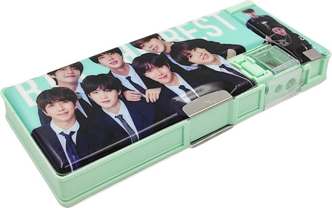 Flipkart.com | dishvy BTS Pencil Box with inbuilt Dual sharpener