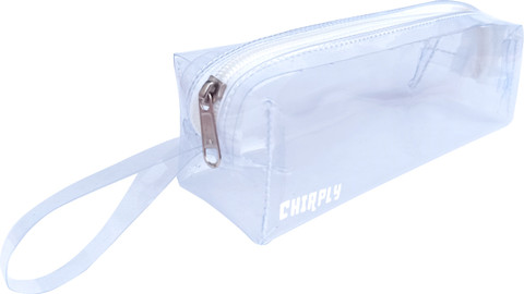CHIRPLY Transparent Pencil Pouch for Girls Boys - Main Image