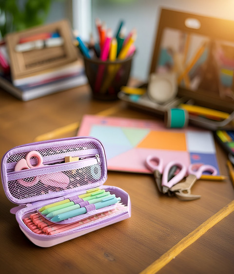 PEACORA 3D Sanrio Cartoon Kuromi Silicone Pencil