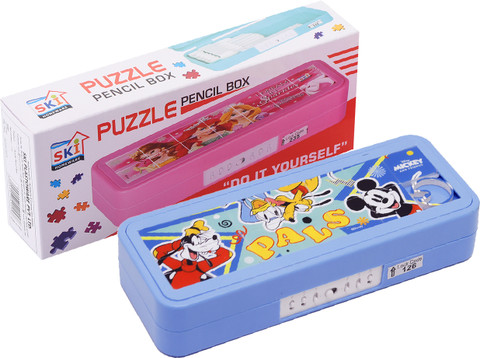 Flipkart.com | SKI Puzzle Plastic Pencil Box With Puzzle game And