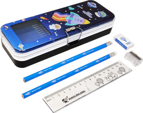 Parteet Metal Pencil Box Metal Pencil Box with