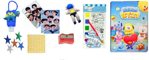 Flipkart.com | Neel BT-21/BTS Theme 3D Pencil Pouch with All