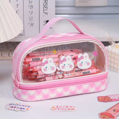 A R International Bear Bunny Transparent Double