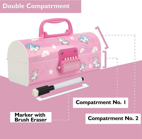 3/26 そう様 Flipkart.com | Saputra Suitcase Style Password Lock Pencil Case