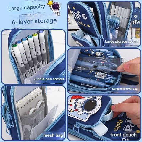 Flipkart.com | Zoniex School bag type pencil pouch ZX1205(40) Cute