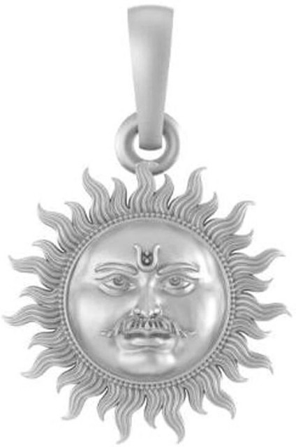 Akshat Sapphire Sterling Silver Purity) Divine God Sun