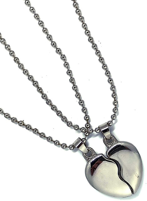 Magnetic Trending Lockets Pompeo Silver Broken Heart Magnetic Love