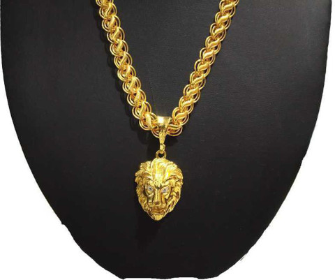 GAFUT Lion Gold-plated Alloy Pendant Gold-plated Plated Alloy