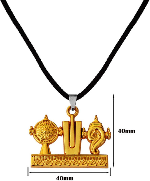 M Men Style Religious Lord Tirupati Balaji Shanku Chakra Namam
