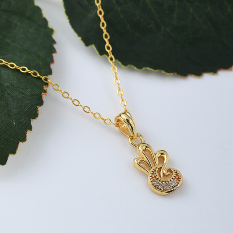 Daily Wear Gold Simple Gold Locket Necklace Daily Wear Gold