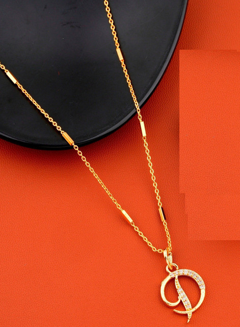 Designs Name Locket Chain Price Jewel WORLD D Name Letter - Main Image