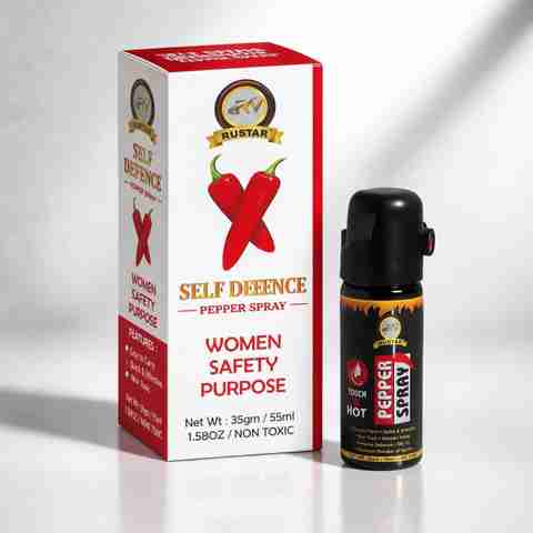 RVRustar Extra Strong Black pepper Spray for women self defence Pepper Stream Spray - Image 3