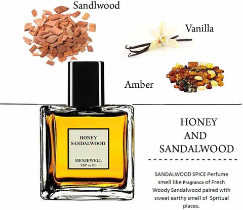 Menjewell HONEY AND SANDALWOOD Perfume For Men|Best Gifts For Everyday  Use|Long Lasting Eau de Parfum 50 ml