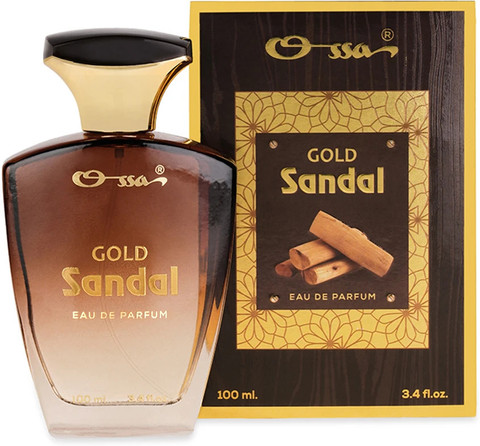 OSSA Gold Sandal EDP Long Lasting Perfume With Woody Notes Eau de Parfum  100 ml