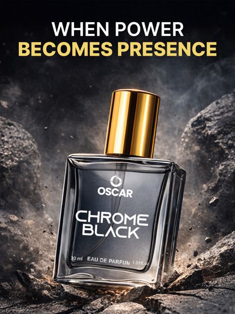 OSCAR Chrome Black Premium Perfume Eau de Parfum 30ml - Image 3