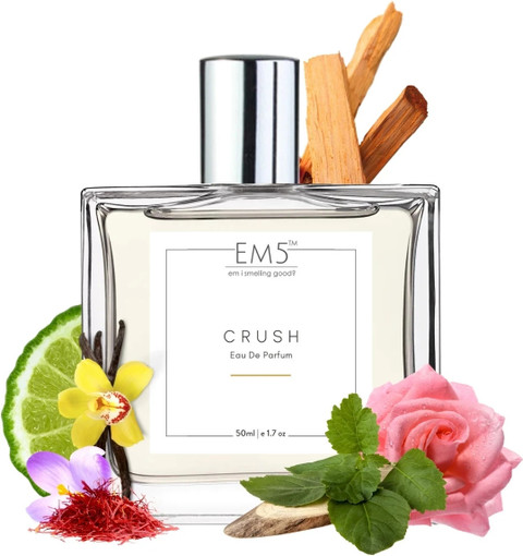 Em5 Crush Unisex Perfume Woody Amber Warm Spicy Luxury Gift for Him  Her Eau de Parfum 50 ml