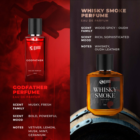 Whisky Smoke Best Perfume To Gift Husband BEARDO Godfather Whisky