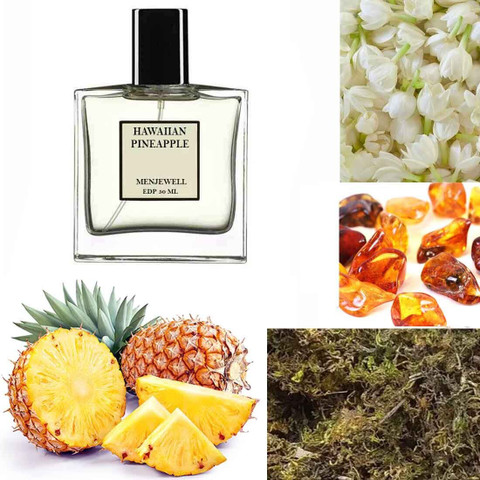 Menjewell HAWAIIAN PINEAPPLE Perfume|Long Lasting Perfume For Men  Women|Best Everyday Eau de Parfum 50 ml