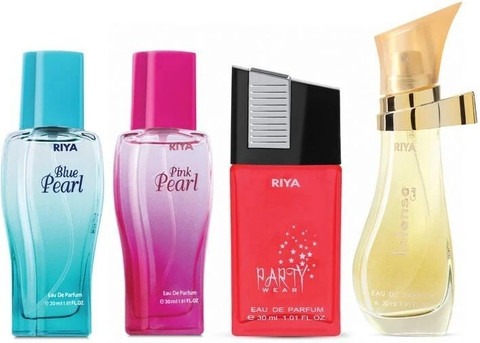 Buy RIYA Blue Pearl Pink Pearl Party Wear Intense Gold