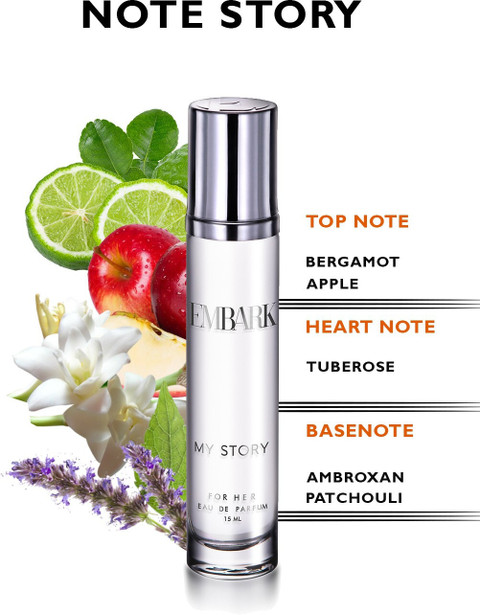 EMBARK My Story for Her/Women Premium Fragrance Eau de Parfum 15 ml