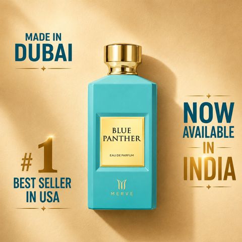 Merve Blue Panther Luxury Perfume EDP 100ml - Image 5