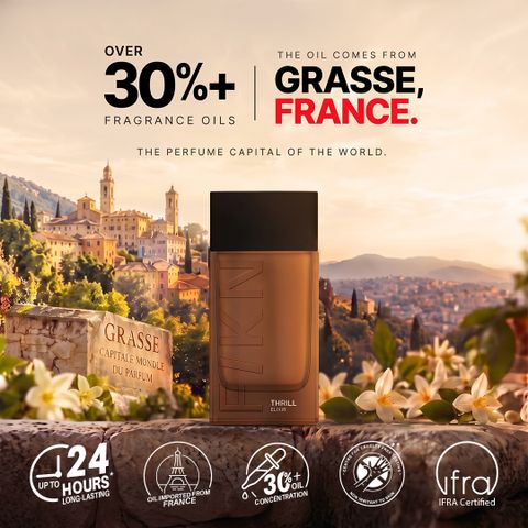 FIKN THRILL Spicy Leather Elixir Perfume for Men, 30%+ Oil Concentration Long Lasting Perfume - 50 ml (For Men) - Image 7