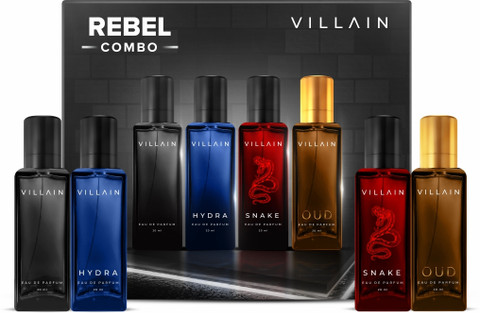 Buy VILLAIN 20ml perfect combo04 snake+classic+oud+hydra Eau de