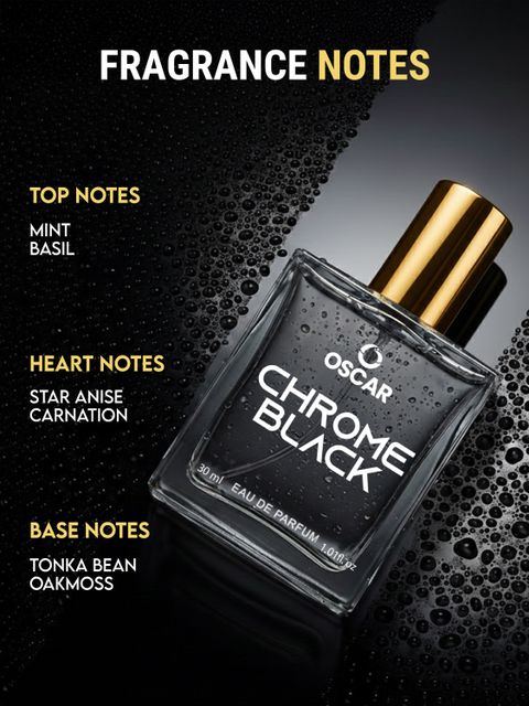 OSCAR Chrome Black Premium Perfume Eau de Parfum 30ml - Image 4