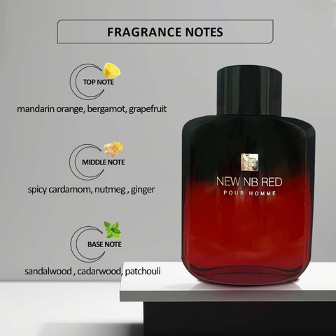 Buy NEW NB Red Pour Homme Perfume Eau de Toilette 115 ml Online