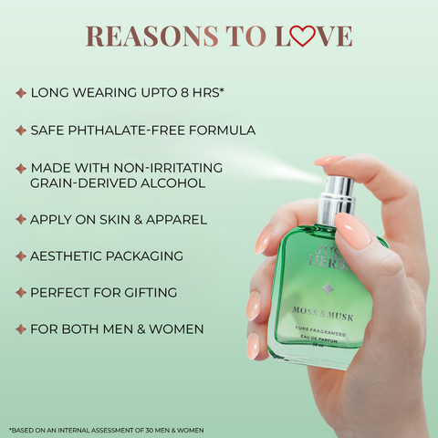 Buy Just Herbs Relaxing Moss Musk Floral Perfect Gifting Luxury