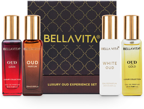 Buy BELLAVITA Luxury OUD Experience Perfume Gift Set|4x20 ml|Long