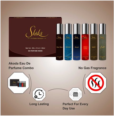 SHIKI Long Lasting Fragrance With UK BOY Perfume Unisex Perfume, Pack of 6 Eau de Parfum - 60 ml (For Men & Women) - Image 8