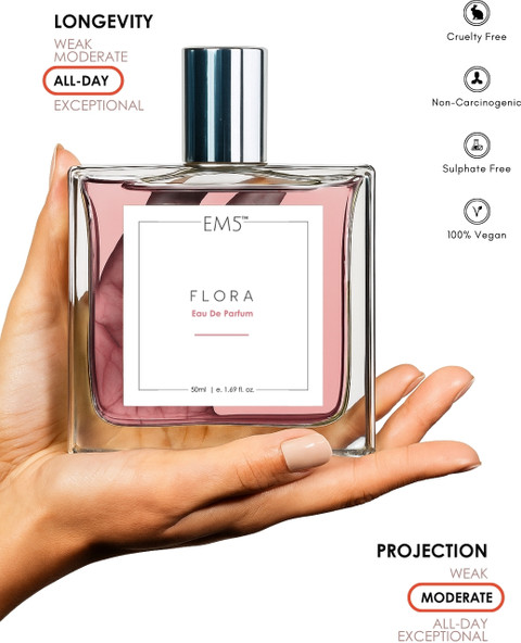 Buy Em5 Flora EDP Perfume for Women Fruity Floral Citrus Fresh