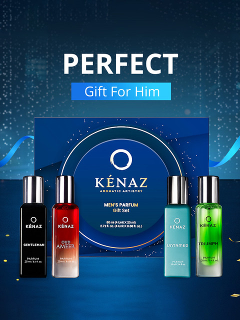 Buy Kenaz Men's Perfume Gift Set | 4x20 ML | Long Lasting Perfumes