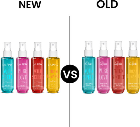 La Pink Mini Perfume Body Mist Gift Sets | 4 x 50ml Long Lasting