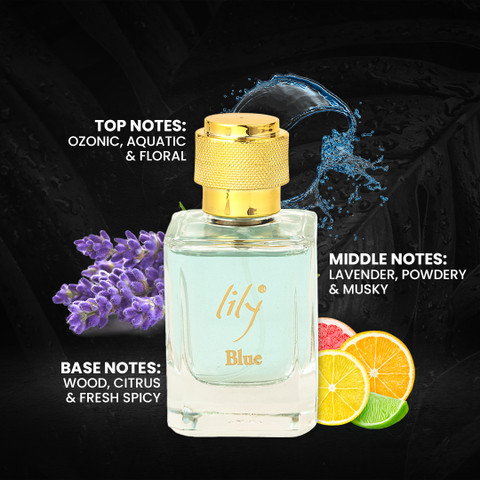 Buy LILY Blue Luxury Perfume with | Long Lasting Fragrance for Men