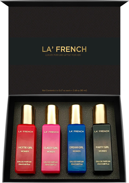 La French Luxury Giftset For Her x 20ml Eau de Parfum 80 ml