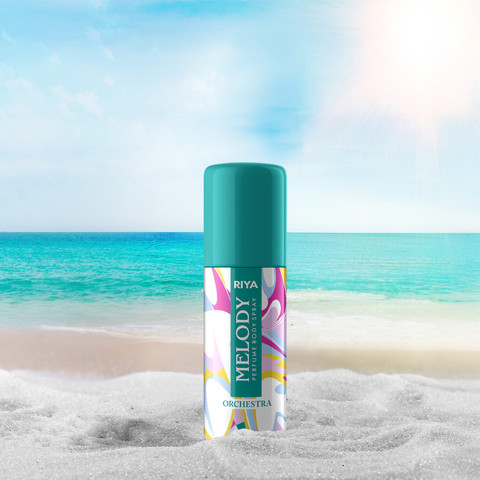 RIYA MELODY Perfume Body Talc 300 ML With 40 ML Melody Deodorant