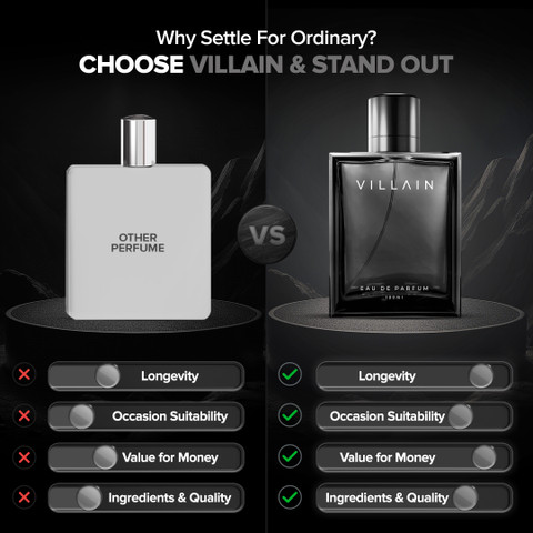 Buy VILLAIN CLASSIC 100ML LUXURY PERFUME Eau de Parfum 100 ml