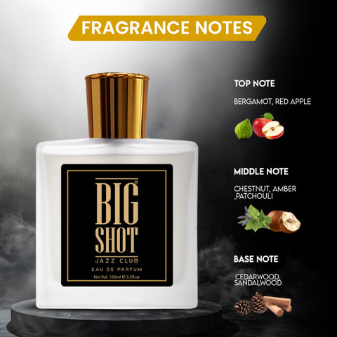 OSCAR Big Shot Jazz Club Unisex Perfume with Long Lasting Citrus fragrance  Eau de Parfum 100 ml