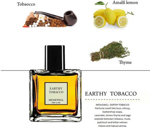 Menjewell EARTHY TOBACCO Perfume For Men|Best Gifts For Everyday Use|Long  Lasting Eau de Parfum 50 ml