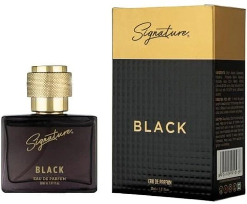 Signature Premium Black Long Lasting Floral Aromatic Fragrance Occasional  Casual Eau de Parfum 30 ml