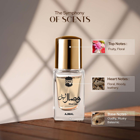Buy Ajmal Wisal-Layl Long Lasting, Premium, Luxury, Travel Perfume