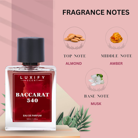 Buy Luxify Scent Baccarat 540 Red Vanilla Perfume Long-Lasting