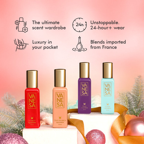 VANESA Divine Perfume Gift Set (20ml x 4) Eau de Parfum 80 ml