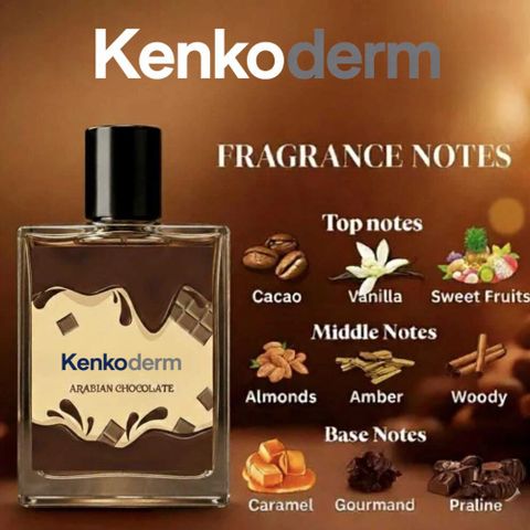 Kenkoderm Elegant Arabian Chocolate Perfume 50ml - Image 6
